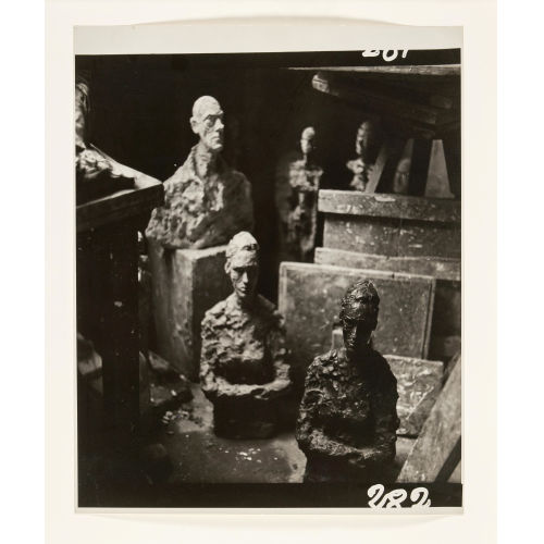 HERBERT MATTER : Sculptures in the studio of Alberto Giacometti (DOBIASCHOFSKY AUKTIONEN AG)