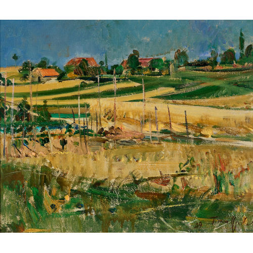 FRIEDRICH TRAFFELET : Sommerliches Feld (DOBIASCHOFSKY AUKTIONEN AG)