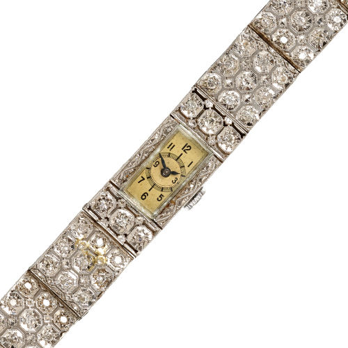 DAMENARMBANDUHR : Vintage, Art d�co (DOBIASCHOFSKY AUKTIONEN AG)