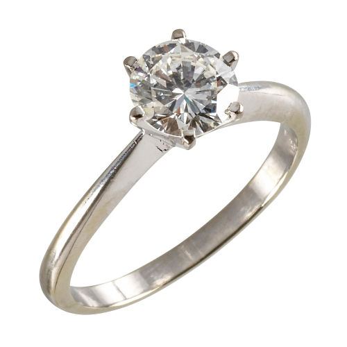 SOLITAIRE-RING : (DOBIASCHOFSKY AUKTIONEN AG)