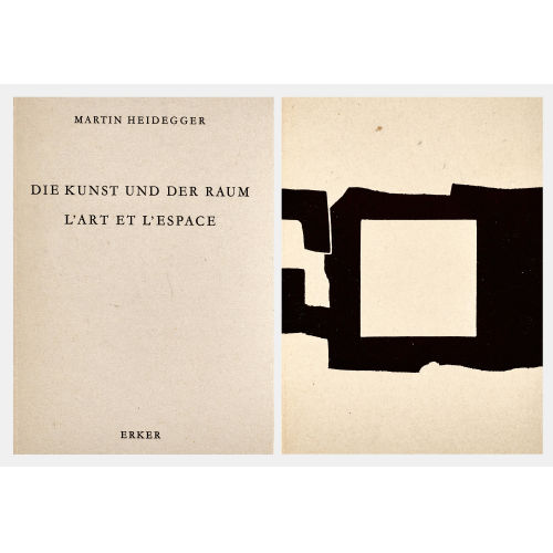 EDUARDO CHILLIDA : Martin Heidegger: 'Die Kunst und der Raum' (DOBIASCHOFSKY AUKTIONEN AG)