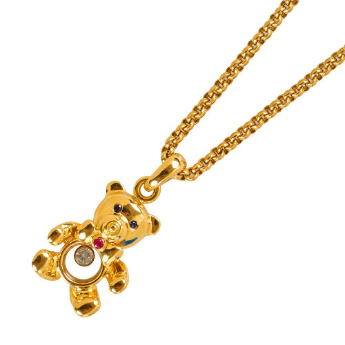 EDELSTEIN-ANH�NGER MIT KETTE : Chopard 'Happy Diamonds', Gen�ve (DOBIASCHOFSKY AUKTIONEN AG)