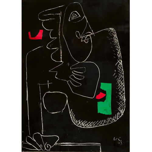 CHARLES-�DOUARD) LE CORBUSIER (EIGTL. JEANNERET : 'Femme de profil' (DOBIASCHOFSKY AUKTIONEN AG)