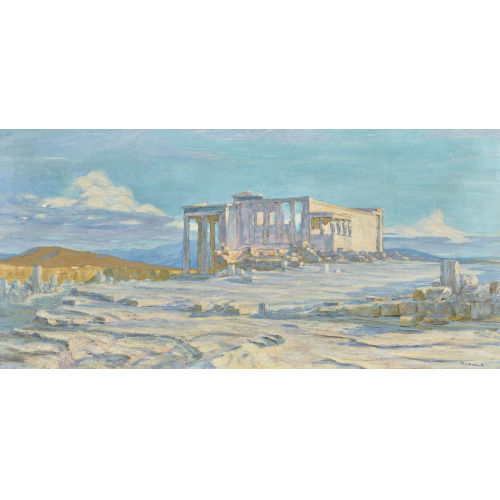 MAURICE RODIEUX : Akropolis mit dem Erechtheion (DOBIASCHOFSKY AUKTIONEN AG)