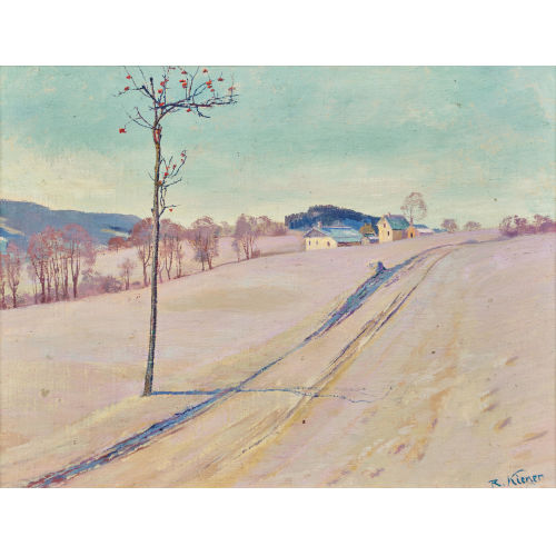 ROBERT KIENER : 'Matin d'hiver' (DOBIASCHOFSKY AUKTIONEN AG)