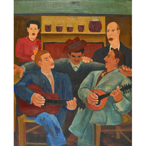 ERNST MAX MUSFELD : 'Un divertimento all'osteria' (DOBIASCHOFSKY AUKTIONEN AG)