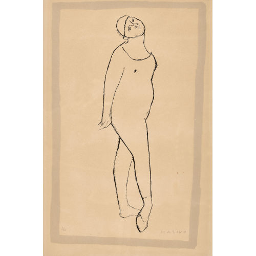 MARINO MARINI : 'Jongleur, bordure grise' (DOBIASCHOFSKY AUKTIONEN AG)