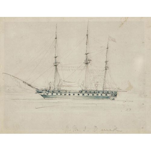 NICHOLAS POCOCK : 'H.M.S. David' (DOBIASCHOFSKY AUKTIONEN AG)