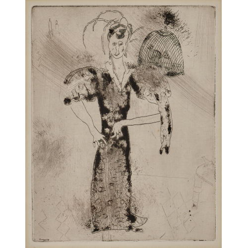 MARC CHAGALL : 'Madame Sobak�vitch' (DOBIASCHOFSKY AUKTIONEN AG)