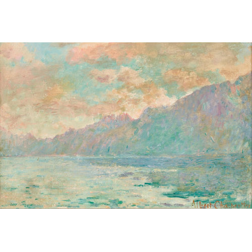 ALBERT CHARPENTIER : Lac de montagne (DOBIASCHOFSKY AUKTIONEN AG)