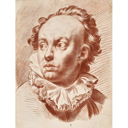 JAKOB MATTHIAS II SCHMUTZER : Kopfportr�t eines Mannes mit Halskrause (DOBIASCHOFSKY AUKTIONEN AG)