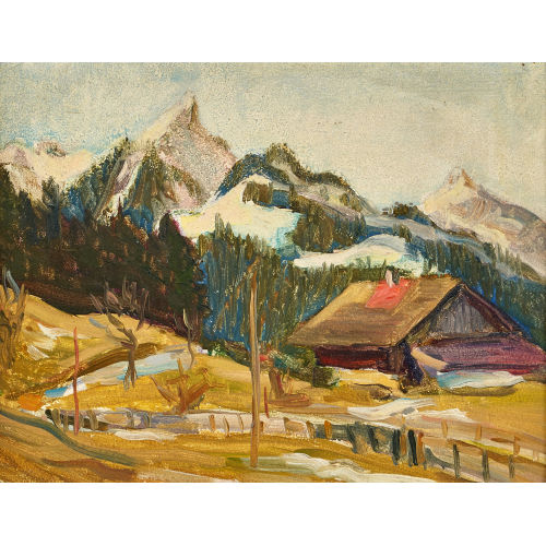 PAUL JAKOB) PAOLO (EIGTL. M�LLER : Herbstliche Alplandschaft (DOBIASCHOFSKY AUKTIONEN AG)