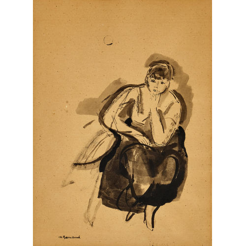MAURICE BARRAUD : Sitzende Frau (DOBIASCHOFSKY AUKTIONEN AG)