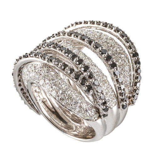 DIAMANT-RING : Manu & Chris Gaspari, Italien (DOBIASCHOFSKY AUKTIONEN AG)
