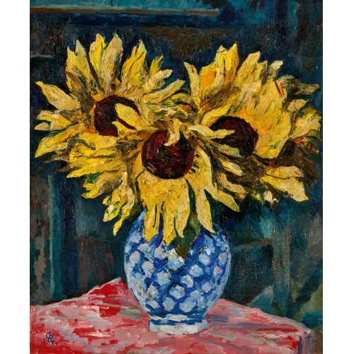 GIOVANNI GIACOMETTI : 'Sonnenblumen' (DOBIASCHOFSKY AUKTIONEN AG)