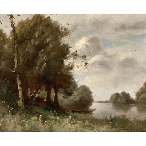 PAUL D�SIR� TROUILLEBERT : '�le sur la Vienne' (DOBIASCHOFSKY AUKTIONEN AG)