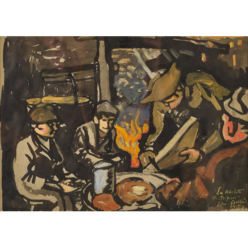 EDMOND BILLE : 'La Raclette � la 'Tsigieri'' (DOBIASCHOFSKY AUKTIONEN AG)