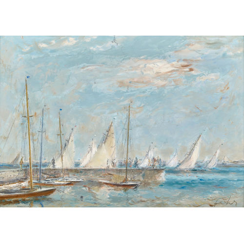 HENRI FEHR : Le port (DOBIASCHOFSKY AUKTIONEN AG)