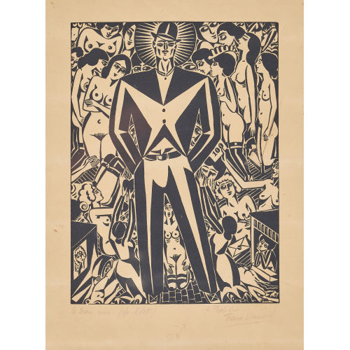 FRANS MASEREEL : 'Le beau mec' (DOBIASCHOFSKY AUKTIONEN AG)