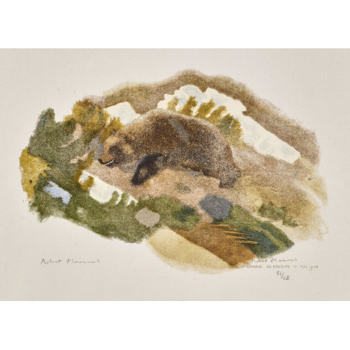 ROBERT HAINARD : 'Ours courant en montant' (DOBIASCHOFSKY AUKTIONEN AG)