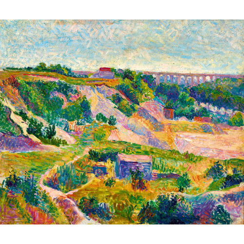 MAXIMILIEN LUCE : 'L'Aqueduc de Buc' (DOBIASCHOFSKY AUKTIONEN AG)