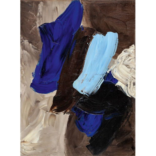 FERNAND DUBUIS : 'Harmonie en bleus, gris et bruns' (DOBIASCHOFSKY AUKTIONEN AG)