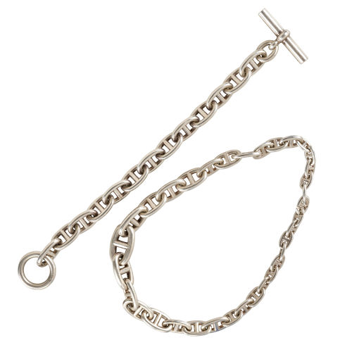 HERM�S : Silber-Set 'Cha�ne d'Ancre' (DOBIASCHOFSKY AUKTIONEN AG)