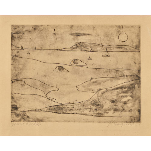 RUDOLF MUMPRECHT : 'Paysage de mer' (DOBIASCHOFSKY AUKTIONEN AG)