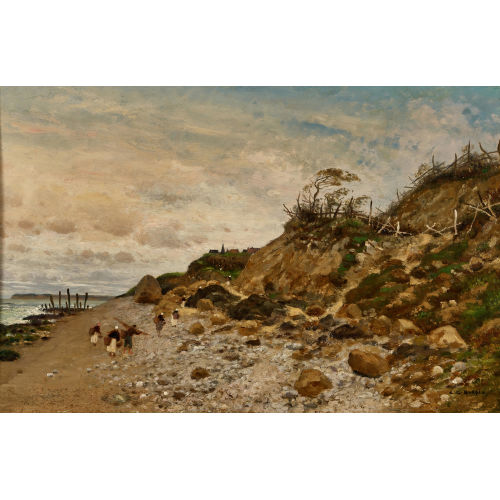CHARLES-�DOUARD DU BOIS : La plage (DOBIASCHOFSKY AUKTIONEN AG)
