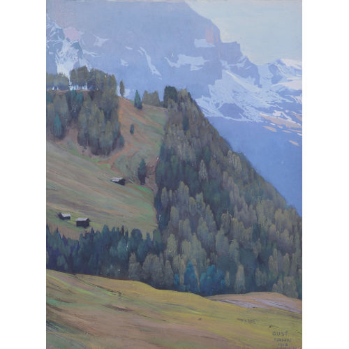 GUSTAV JAHN : 'Blick vom Sellajoch' (DOBIASCHOFSKY AUKTIONEN AG)