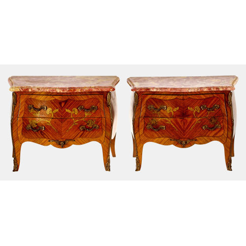 PAAR MINIATURKOMMODEN : Stil Louis XV, wohl Frankreich, 20. Jh (DOBIASCHOFSKY AUKTIONEN AG)