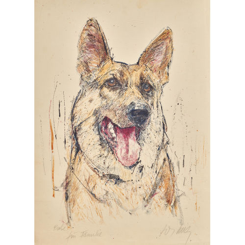 FRITZ HUG : Wolfshund (DOBIASCHOFSKY AUKTIONEN AG)