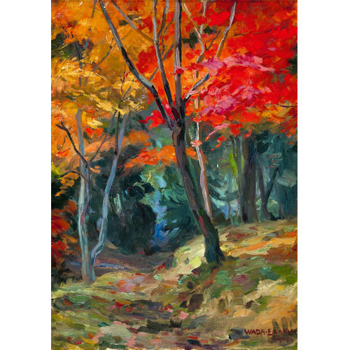 EISAKU WADA : Herbstlicher Wald (DOBIASCHOFSKY AUKTIONEN AG)