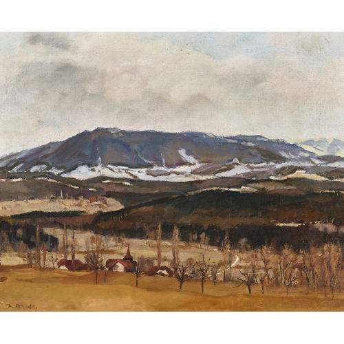 RUDOLF M�LLER : Vorfr�hlingslandschaft (DOBIASCHOFSKY AUKTIONEN AG)