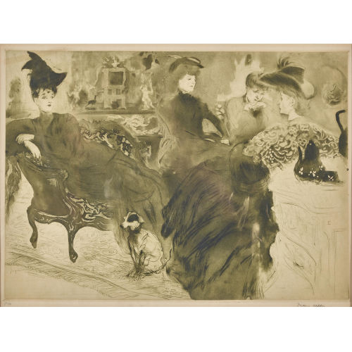 JACQUES VILLON : 'Le potin' (DOBIASCHOFSKY AUKTIONEN AG)