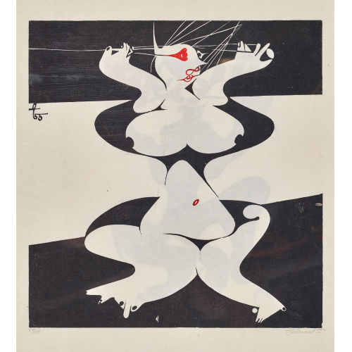 OTTO TSCHUMI : 'Sich Frisierende' (DOBIASCHOFSKY AUKTIONEN AG)