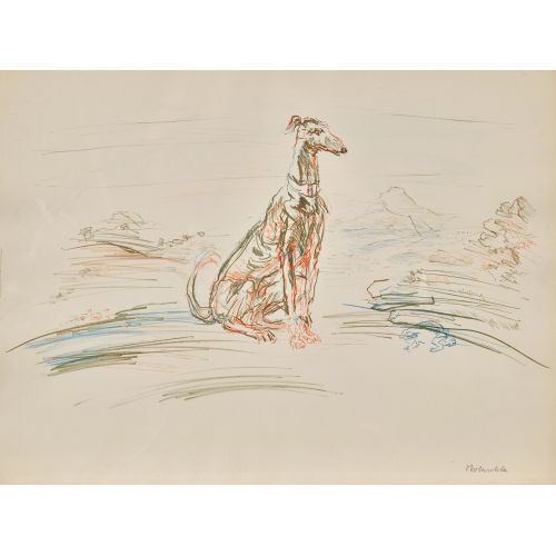 OSKAR KOKOSCHKA : 'Windhund' (DOBIASCHOFSKY AUKTIONEN AG)