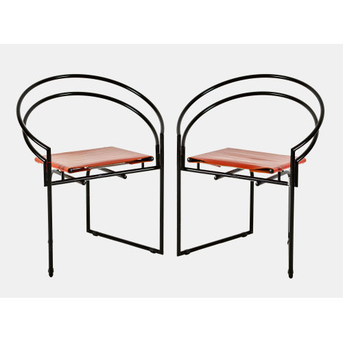 MARIO BOTTA : Paar St�hle 'Latonda', Entwurf 1986 (Ausf�hrung Alias) (DOBIASCHOFSKY AUKTIONEN AG)