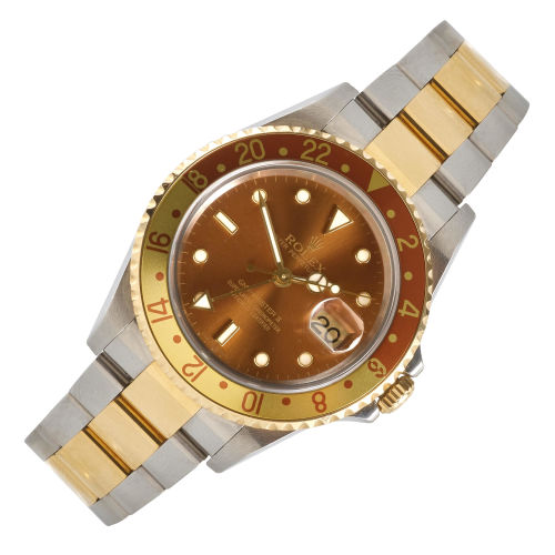 ROLEX : Herrenarmbanduhr 'Oyster Perpetual Date, GMT-Master II' (DOBIASCHOFSKY AUKTIONEN AG)