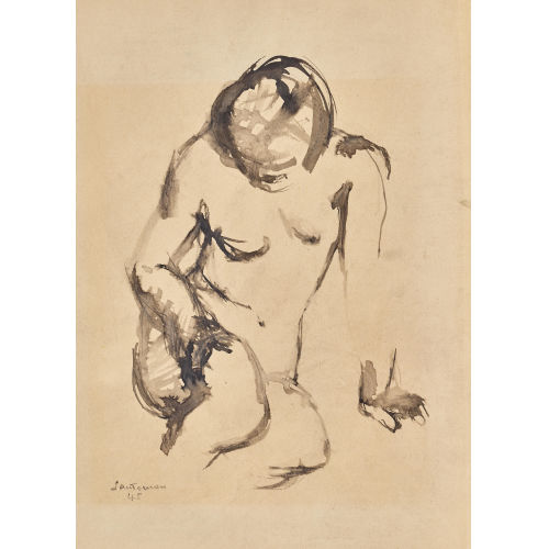 GIUSEPPE SANTOMASO : Sitzende (DOBIASCHOFSKY AUKTIONEN AG)
