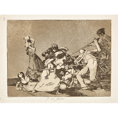FRANCISCO JOS� DE GOYA Y LUCIENTES : 'Y son fieras' (DOBIASCHOFSKY AUKTIONEN AG)
