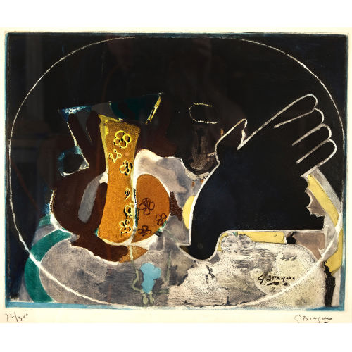 GEORGES BRAQUE : 'Pichet et oiseau' (DOBIASCHOFSKY AUKTIONEN AG)