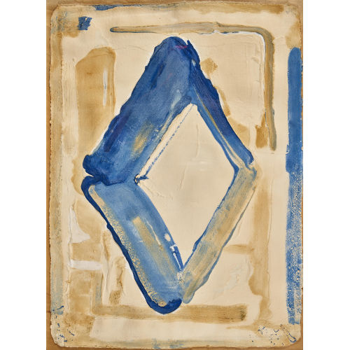 BRAM BOGART : Composition en bleu et blanc (DOBIASCHOFSKY AUKTIONEN AG)