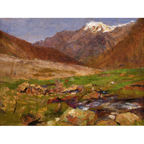 GIOVANNI GIACOMETTI : 'Piz Salacina und Piz Murtaira' (DOBIASCHOFSKY AUKTIONEN AG)