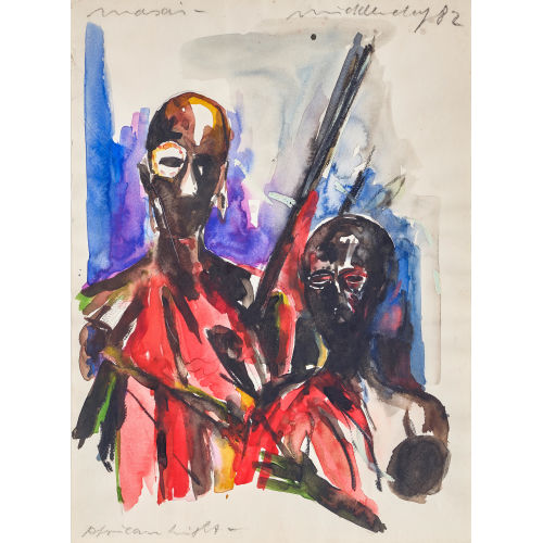 HELMUT MIDDENDORF : 'African knight' (DOBIASCHOFSKY AUKTIONEN AG)