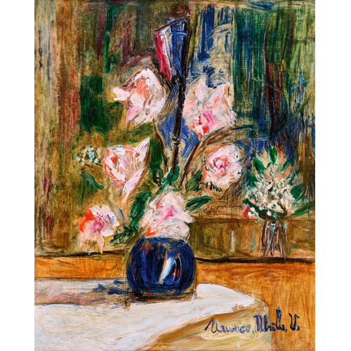 MAURICE UTRILLO : Vase de fleurs (DOBIASCHOFSKY AUKTIONEN AG)