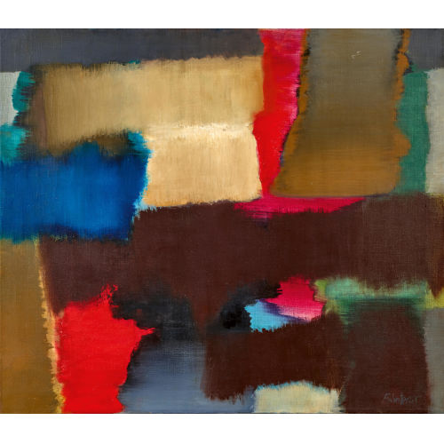 FRITZ WINTER : 'Blau und Rot' (DOBIASCHOFSKY AUKTIONEN AG)