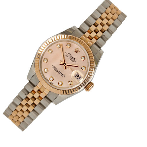 ROLEX : Damenarmbanduhr 'Oyster Perpetual, Datejust' (DOBIASCHOFSKY AUKTIONEN AG)