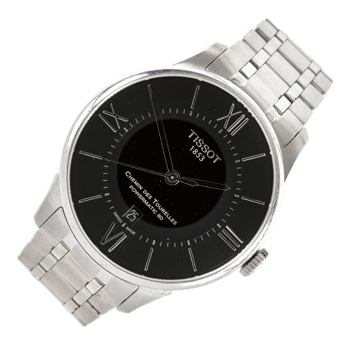 TISSOT : Herrenarmbanduhr 'Chemin des Tournelles, Powermatic 80' (DOBIASCHOFSKY AUKTIONEN AG)