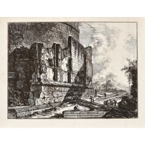 GIOVANNI BATTISTA PIRANESI : 'Veduta degl'avanzi del sepolcro della Famiglia Plauzia sulla Via Tiburtina...' (DOBIASCHOFSKY AUKTIONEN AG)